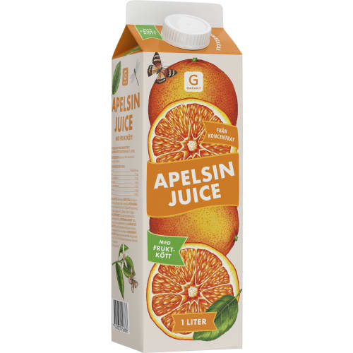 Apelsinjuice med Fruktkött