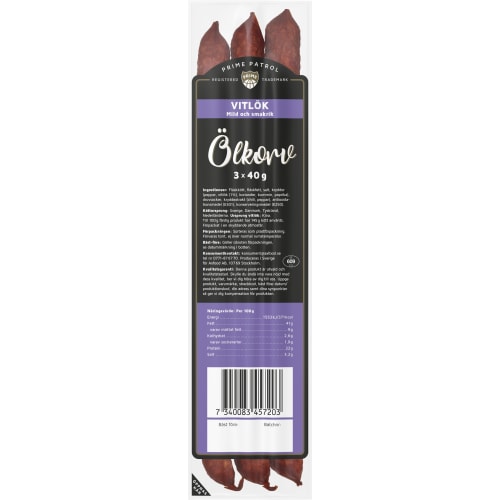 Ölkorv Vitlök 3-pack
