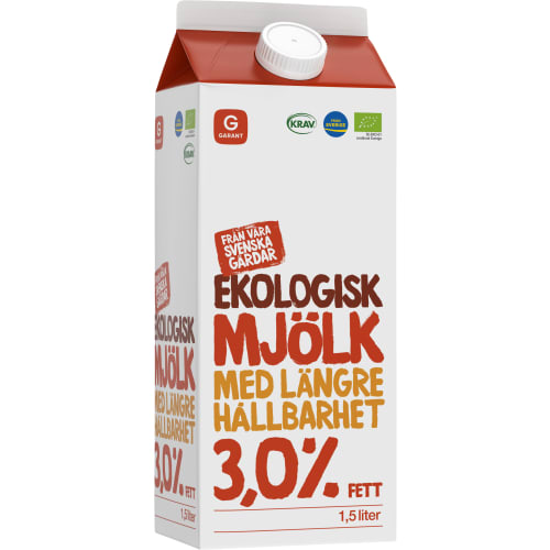 Mjölk Längre Hållbarhet Ekologisk 3%