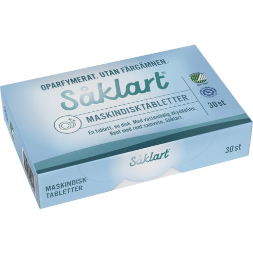 Maskindisktabl Oparfymerade Maskindisktabletter