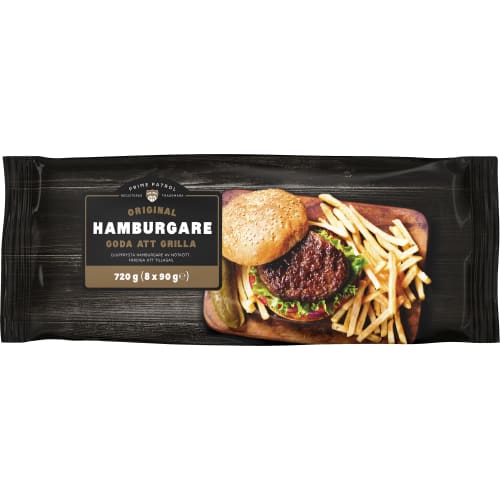 Hamburgare 8x90g Frysta