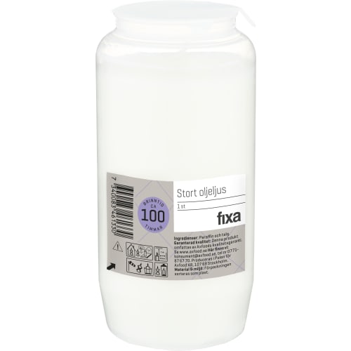 Oljeljus Large Brinntid 100 Timmar