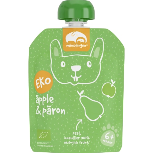Äpple Päron Klämmis Från 6 Månader