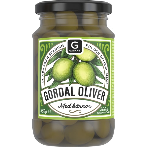 Gordal Oliver med Kärnor