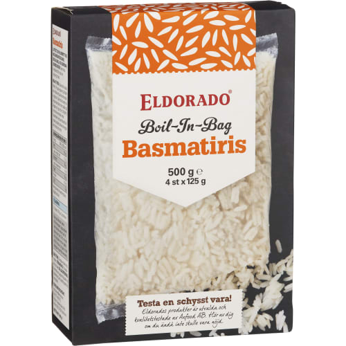 Basmatiris Boil-in-bag 4x125g