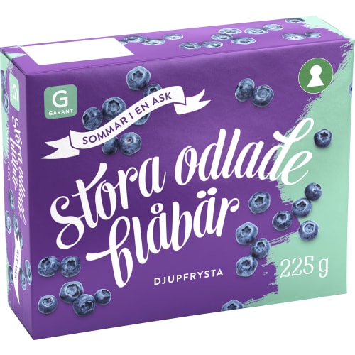Stora Blåbär Odlade Frysta