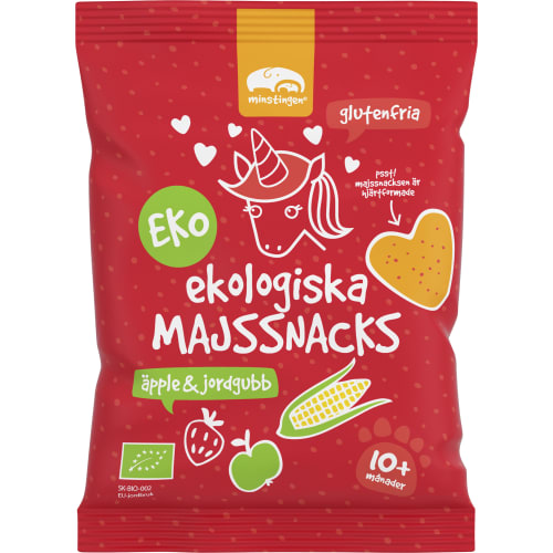 Majssnacks Äpple Jordgubb Från 10 Månader