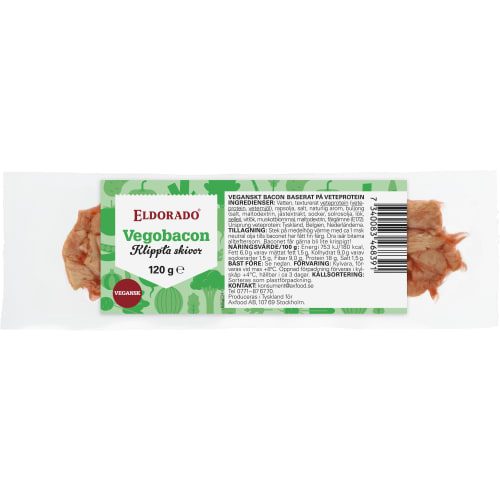 Vegobacon Klippta Skivor Vegansk