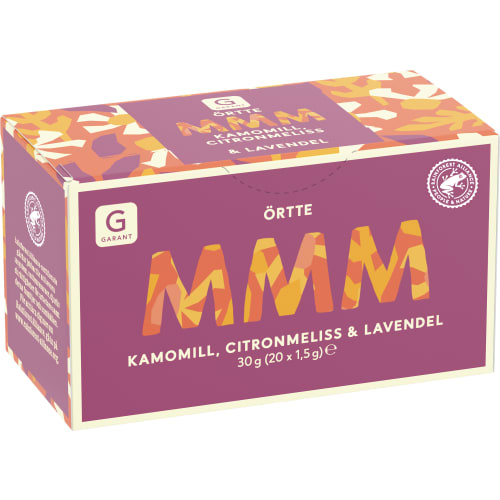 Mmm Örtte Kamomill Lavendel & Ctronmeliss