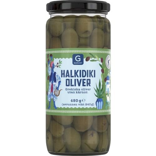Halkidiki Oliver Utan Kärnor