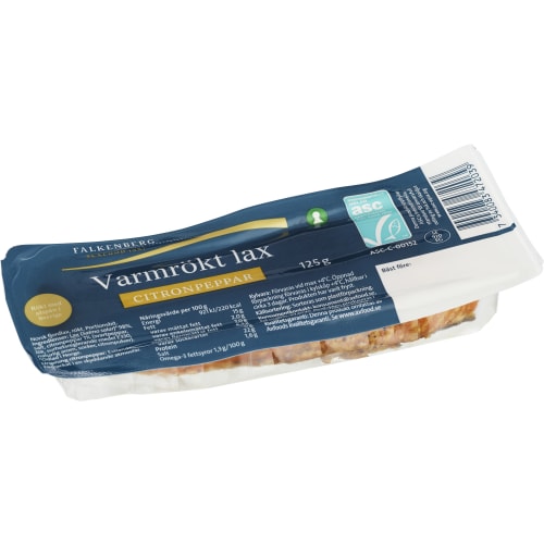 Varmrökt Lax Citronpeppar Portionsbit