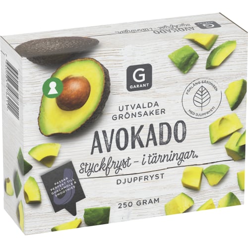 Garant Avokado Tärningar Fryst