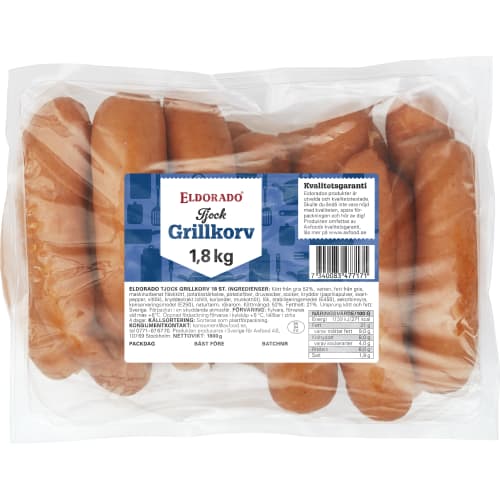 Grillkorv Tjock