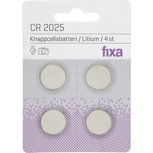 Cr 2025 Knappcell Batteri
