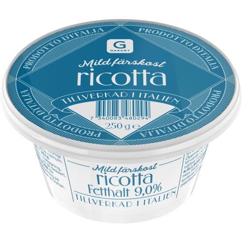 Ricotta Mild Färskost 9%