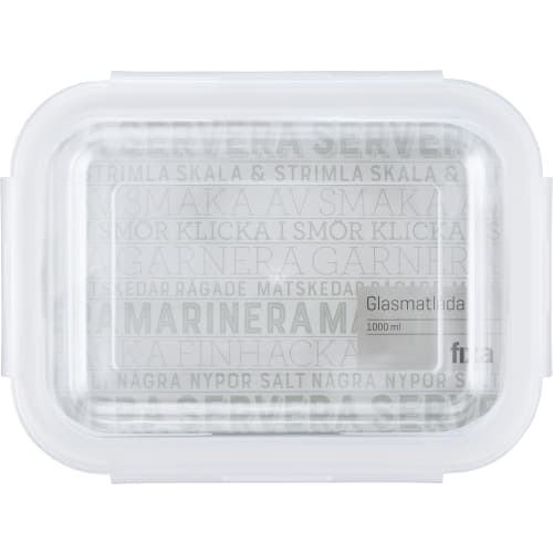 Matlåda 1000Ml Glas
