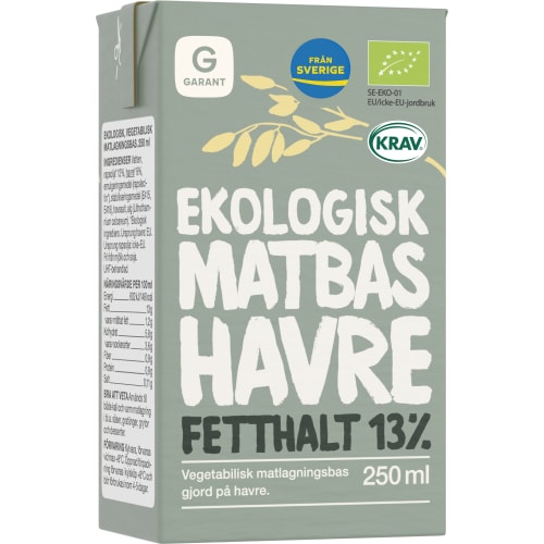 Matbas Havre Ekologisk 13%