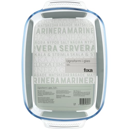 Ugnsform Glas 3,8l