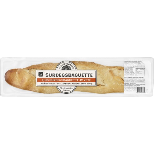 Baguette Surdeg Stenugnsbakad