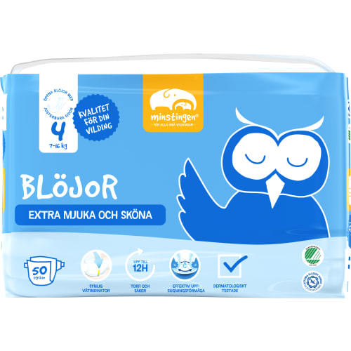 Blöjor 4 7-16kg Tejpblöjor