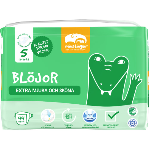 Blöjor 5 12-25kg Tejpblöjor