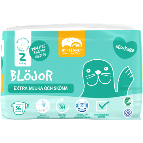 Blöjor 2 3-6kg Tejpblöjor