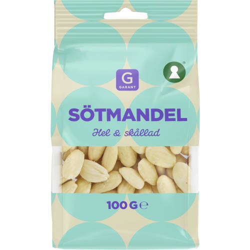 Garant Mandel Skållad Hel