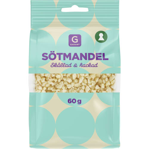 Garant Hackad Mandel Skållad