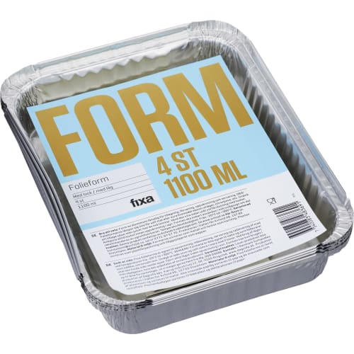 Folieform med Lock 1100ml
