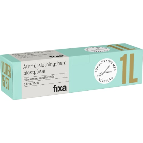 Påse Återföslutningsbar 1l