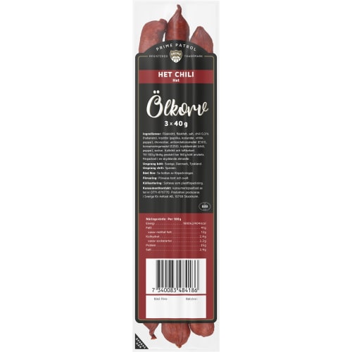 Het Chili Ölkorv 3-pack