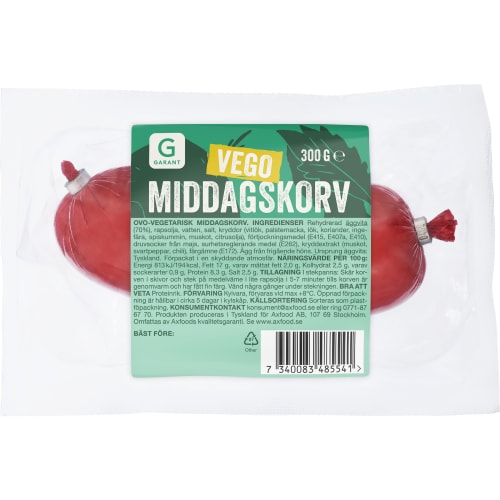 Middagskorv Vego