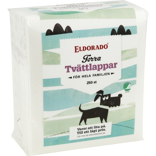 Tvättlappar Torra