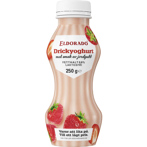 Jordgubb Drickyoghurt Laktosfri 0,8%