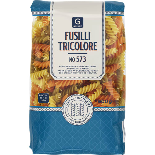 Fusilli Tricolore Pasta