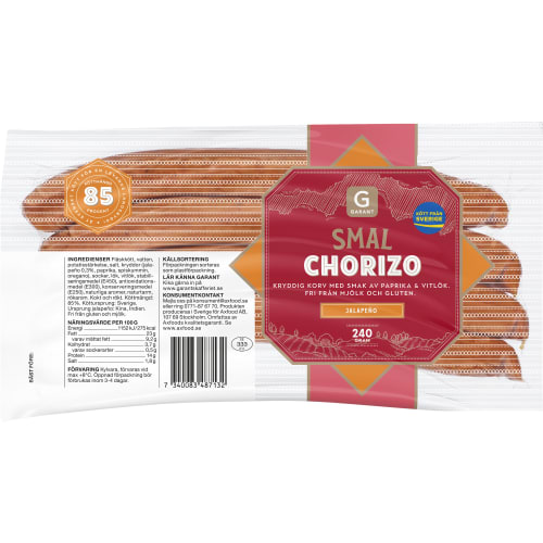 Chorizo Jalapeño Smal