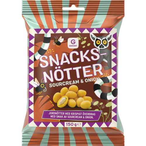 Garant Snacksnöt Sourcream Onion