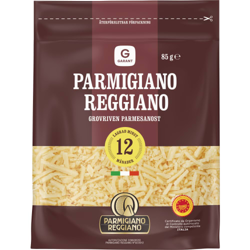 Garant Parmigiano Reggiano Grovriven 12mån