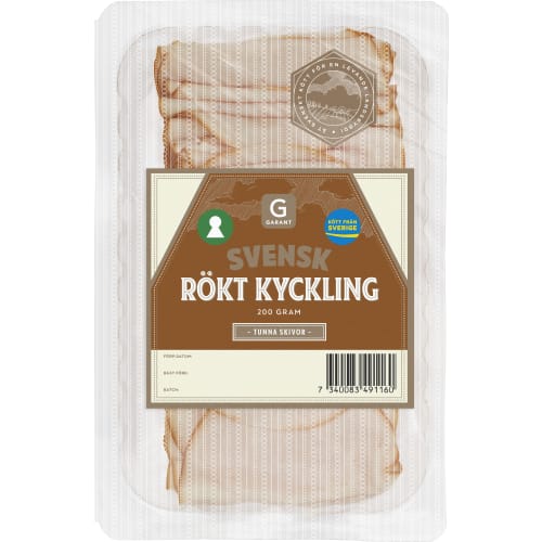 Rökt Kyckling Tunna Skivor