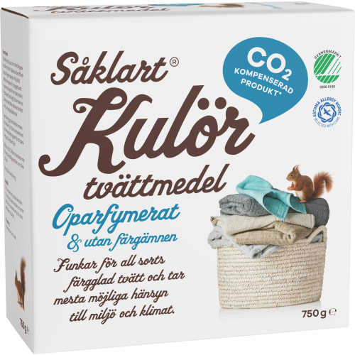 Oparfymerad Kulör Tvättmedel Pulver