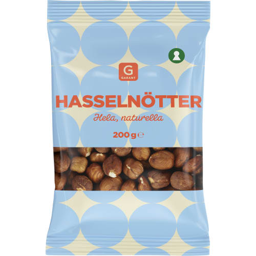 Garant Hasselnötter Hela Naturella
