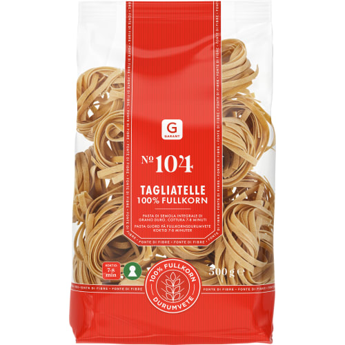 Garant Tagliatelle Fullkorn Pasta