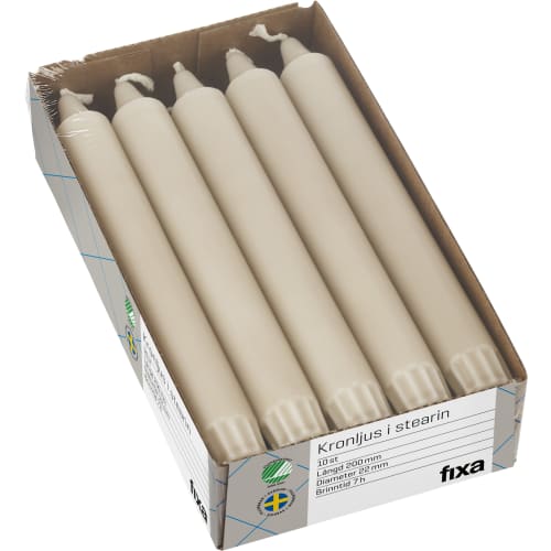 Kronljus Beige 20cm