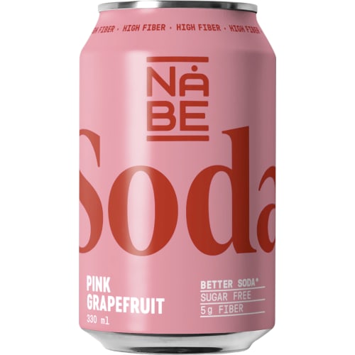 Nåbe Pink Grapefruit Läsk Burk