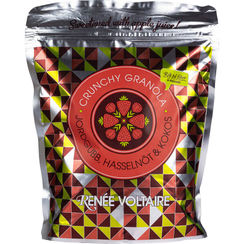 Jordgubb Hasselnöt Kokos Crunchy Granola