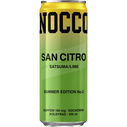 San Citro Satsuma/lime Energidryck, Burk