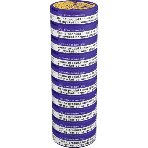 Xqs Citrus Cooling Str Tobaksfritt Snus