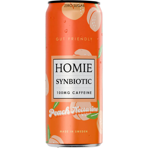 Peach Nectarine Energidryck Burk