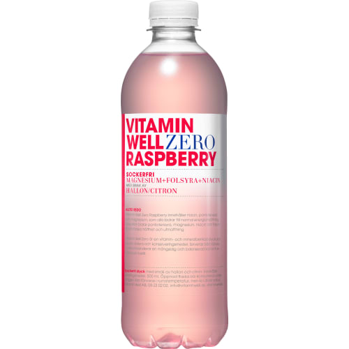 Vitamin Well ZERO Raspberry 50cl