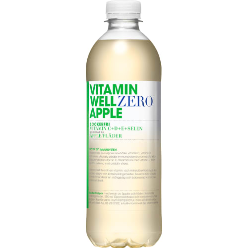 Vitamin Well ZERO Äpple 50cl